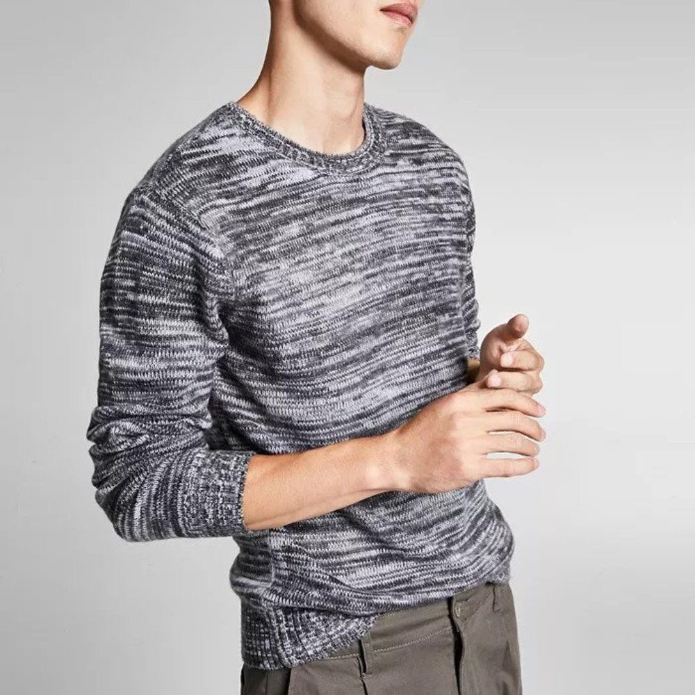 And Now This Men's Regular-Fit Marled Brushed Sweater - Picture 2 of 4